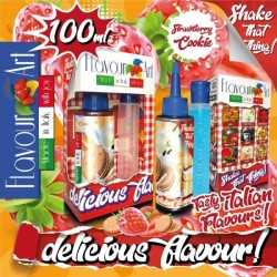 FlavourArt Shake&Vape Strawberry Cookie 100ml FlavourArt Shake&Vape Strawberry Cookie 100ml