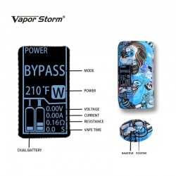 Vapor Storm Puma 200W TC Box Mod Vapor Storm Puma 200W TC Box Mod