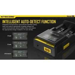 Nitecore Intellicharger D2 LCD Φορτιστής Μπαταριών